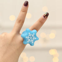 HKM-621843 Christmas Party Finger Light Rings – Assorted Designs in Plastic with 3 Button Electronics