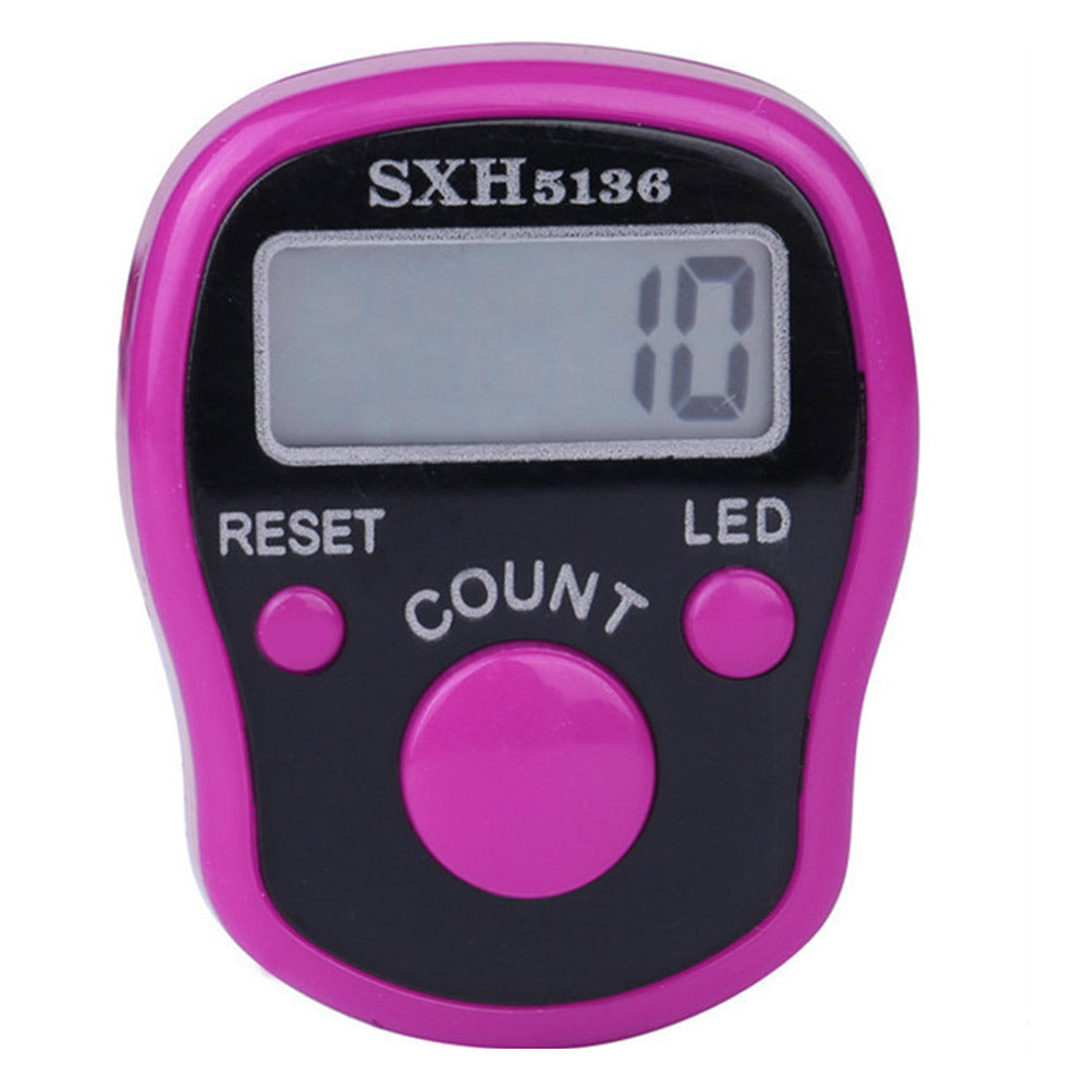 HKM-621907 Mini Buddha Chanting Ring Counter with LED Light - Counts Up to 9