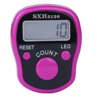HKM-621907 Mini Buddha Chanting Ring Counter with LED Light - Counts Up to 9