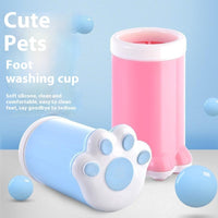 HKM-621907 Portable Silicone Pet Paw Washing Cup for Small Dogs and Cats - Easy Cleanup Tool