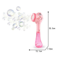 HKM-622035 Battery Operated Bubble Blowing Machine with Lights and Music for Kids Ages 5-7