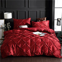 HKM-622163 Three-Piece Solid Color Duvet Cover Set with Washed Silk - Available in Multiple Elegant Shades