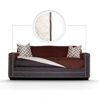 HKM-622419 Reversible Waterproof Sofa Slipcover - Protects from Pets, Spills & Stains