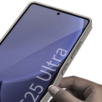 HKM-622483 Magnetic Split Wallet Phone Case with Built-in Wireless Charger and Stand for Samsung