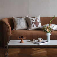 HKM-622547 Linen Embroidery Removable and Washable Sofa Pillow for Living Room - 45x45cm / 50x50cm