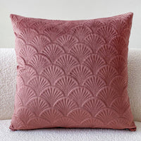 HKM-622611 Solid Color Flannelette Cushion Pillow - 45x45cm Bedside and Office Use