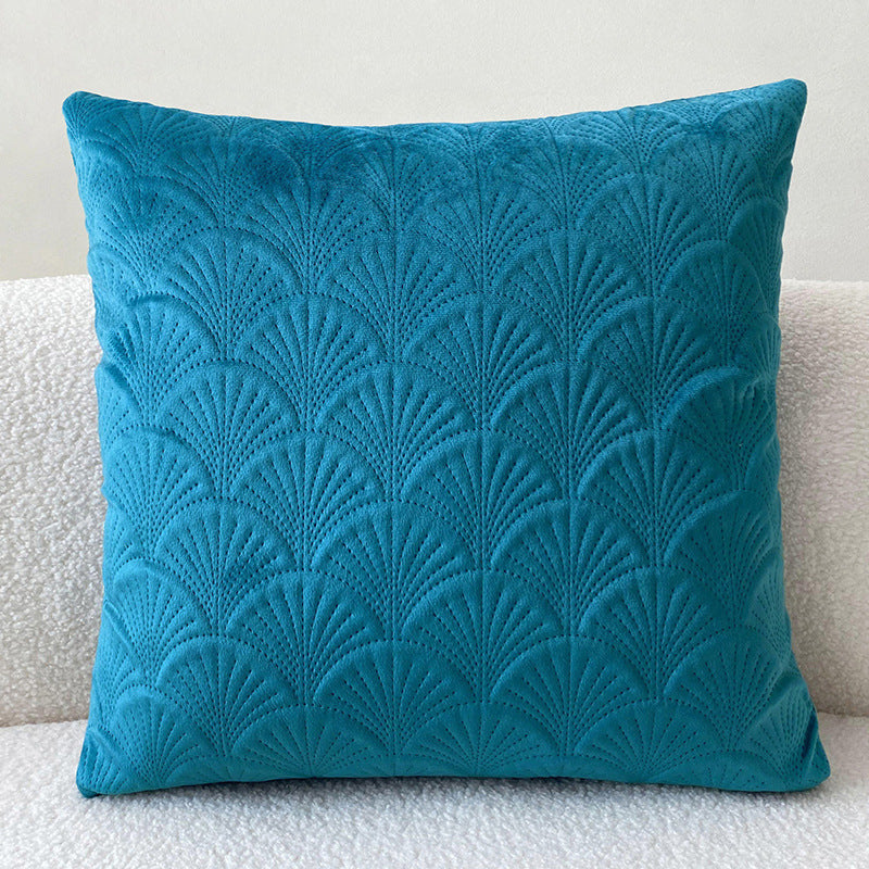 HKM-622611 Solid Color Flannelette Cushion Pillow - 45x45cm Bedside and Office Use