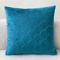 HKM-622611 Solid Color Flannelette Cushion Pillow - 45x45cm Bedside and Office Use