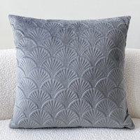 HKM-622611 Solid Color Flannelette Cushion Pillow - 45x45cm Bedside and Office Use