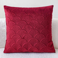 HKM-622611 Solid Color Flannelette Cushion Pillow - 45x45cm Bedside and Office Use