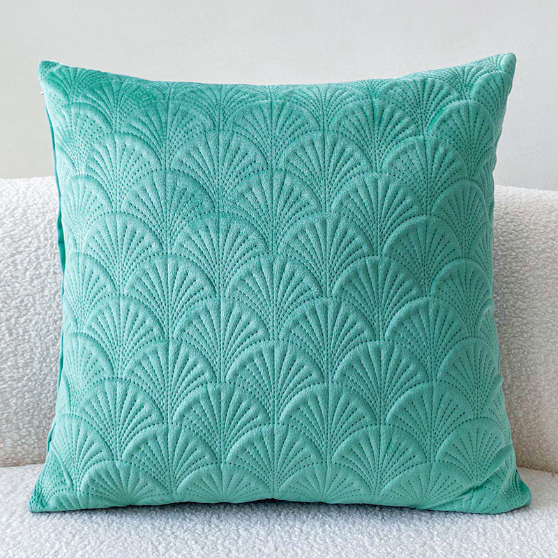 HKM-622611 Solid Color Flannelette Cushion Pillow - 45x45cm Bedside and Office Use