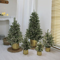 HKM-622675 Flame Retardant 45CM Christmas Tree with Electric Lights - Eco-Friendly Holiday Decoration