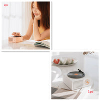 HKM-622739 Portable Bluetooth-Compatible Retro Phonograph Speaker with 1000mAh Battery and USB Interface