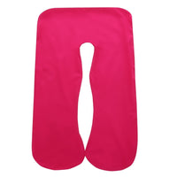 HKM-622931 U-Shaped Cotton Pillowcase for Pregnant Women - 70x130cm, Machine Washable