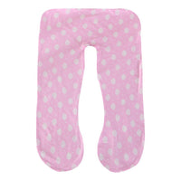HKM-622931 U-Shaped Cotton Pillowcase for Pregnant Women - 70x130cm, Machine Washable