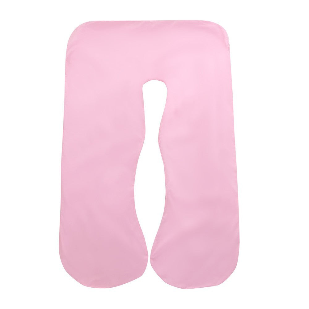 HKM-622931 U-Shaped Cotton Pillowcase for Pregnant Women - 70x130cm, Machine Washable