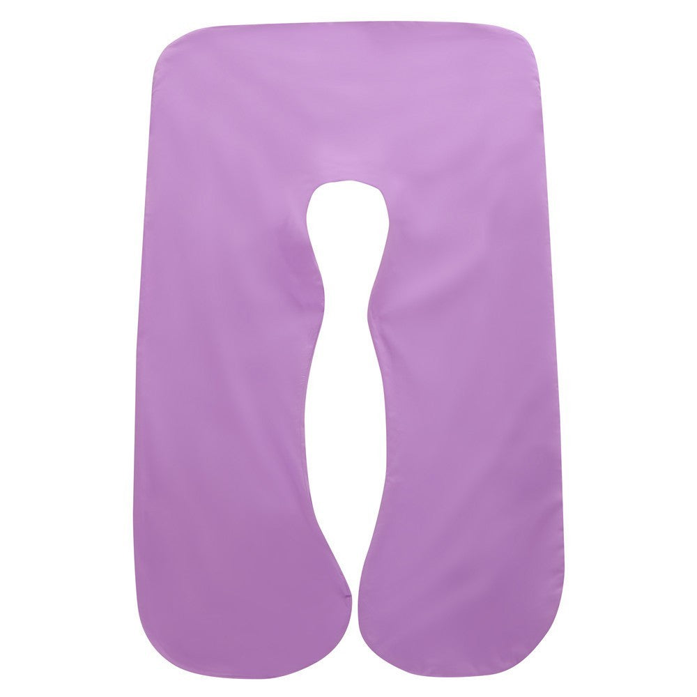 HKM-622931 U-Shaped Cotton Pillowcase for Pregnant Women - 70x130cm, Machine Washable