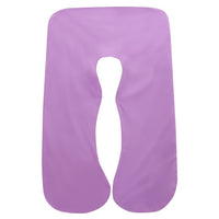 HKM-622931 U-Shaped Cotton Pillowcase for Pregnant Women - 70x130cm, Machine Washable