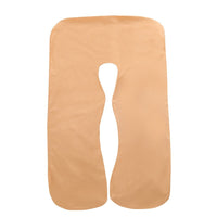 HKM-622931 U-Shaped Cotton Pillowcase for Pregnant Women - 70x130cm, Machine Washable