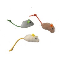 HKM-622995 Plush Simulation Catnip Mouse 3 Piece Set
