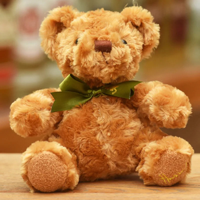 KTX-623379 Cute Light Brown Teddy Bear Plush Toy - Soft Kawaii Stuffed Animal for Kids, Perfect Pillow Companion, 10-100cm