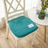 HKM-623443 Memory Foam Chair Cushion - Modern Minimalist Design in Light Gray, Green, Blue, Orange - 37x40cm & 43x45cm Sizes