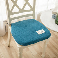 HKM-623443 Memory Foam Chair Cushion - Modern Minimalist Design in Light Gray, Green, Blue, Orange - 37x40cm & 43x45cm Sizes