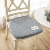 HKM-623443 Memory Foam Chair Cushion - Modern Minimalist Design in Light Gray, Green, Blue, Orange - 37x40cm & 43x45cm Sizes