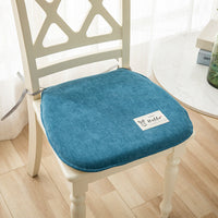 HKM-623443 Memory Foam Chair Cushion - Modern Minimalist Design in Light Gray, Green, Blue, Orange - 37x40cm & 43x45cm Sizes