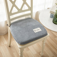 HKM-623443 Memory Foam Chair Cushion - Modern Minimalist Design in Light Gray, Green, Blue, Orange - 37x40cm & 43x45cm Sizes