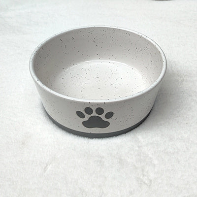 HKM-623571 Slightly Flawed Ceramic Cat Bowl - Various Color Options Available