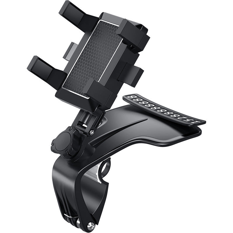 HKM-623763 360-Degree Multifunctional Car Phone Holder for Dashboard with Parking Card