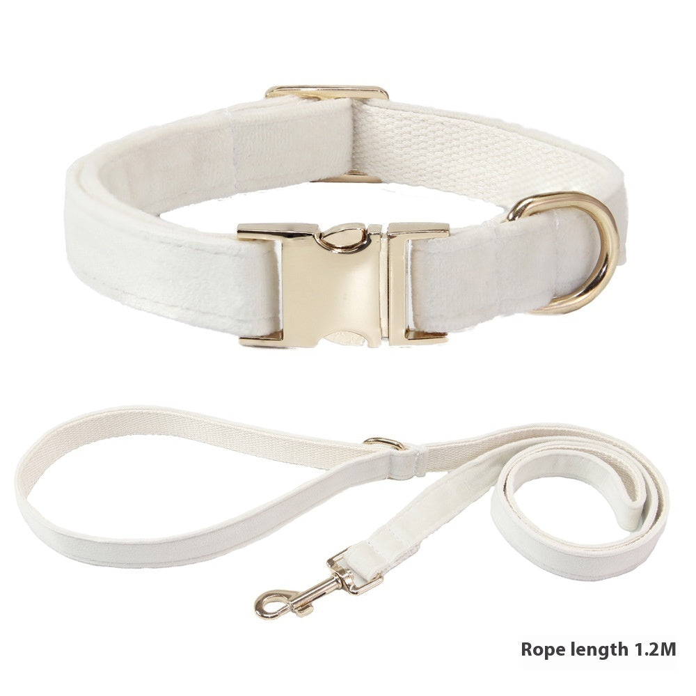 HKM-623891 Engraved Dog Collar with Anti-Loss Feature and Leash Set Suitable for All Seasons
