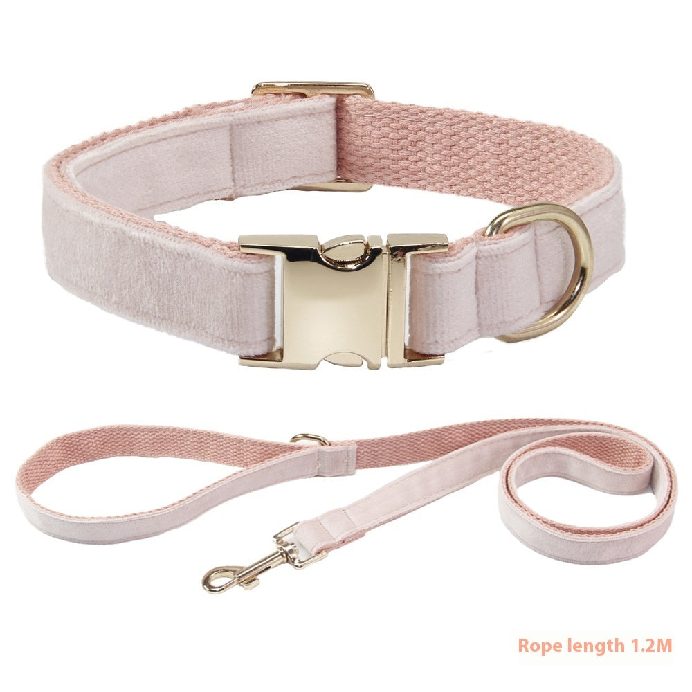 HKM-623891 Engraved Dog Collar with Anti-Loss Feature and Leash Set Suitable for All Seasons