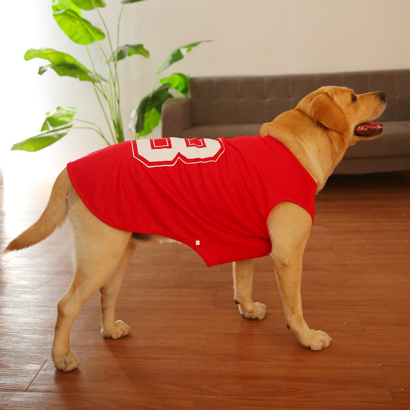 HKM-623955 Summer Polyester Vest for Large Dogs in Various Colors and Sizes