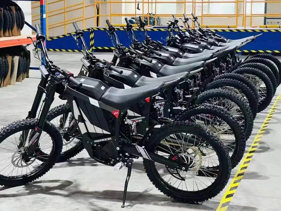 KTX-624083 2025 RERODE R1 8000W 72V Adult Electric Dirt Bike - Off-Road Enduro with 100-130KM Range