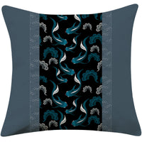 HKM-624083 Decorative Square Pillow Cushion for Sofa Bed - 45x45cm, Soft PP Cotton Filling, Various Elegant Designs