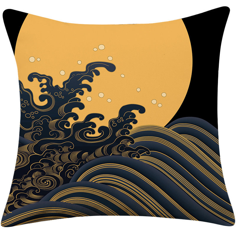 HKM-624083 Decorative Square Pillow Cushion for Sofa Bed - 45x45cm, Soft PP Cotton Filling, Various Elegant Designs