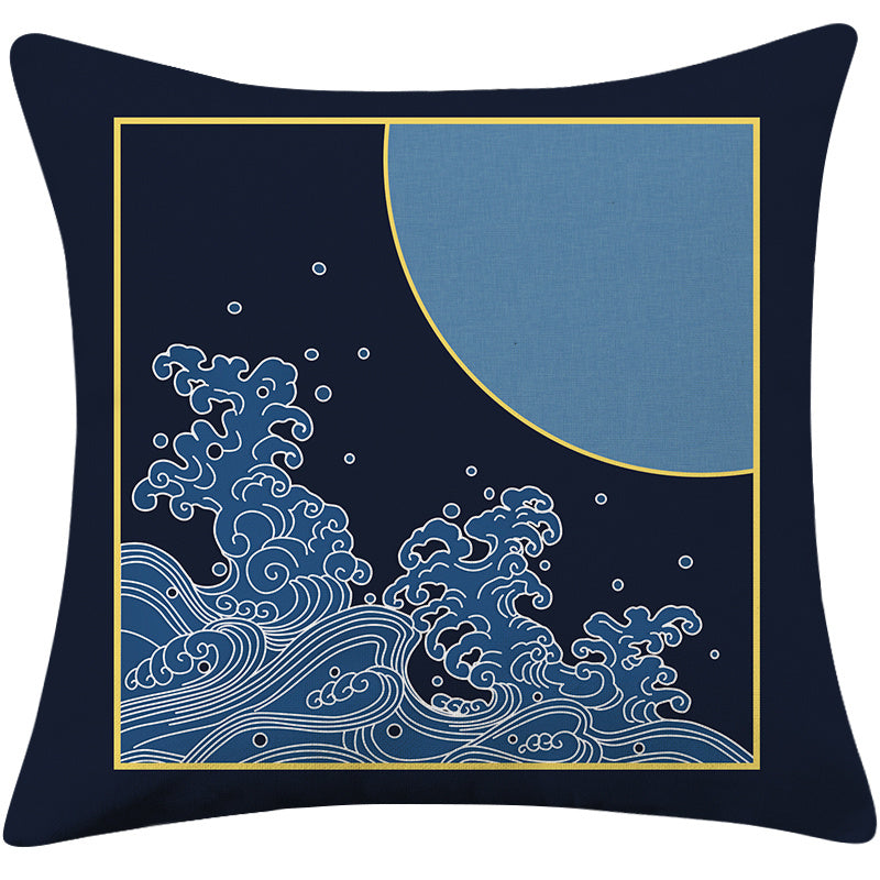 HKM-624083 Decorative Square Pillow Cushion for Sofa Bed - 45x45cm, Soft PP Cotton Filling, Various Elegant Designs