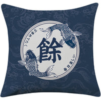 HKM-624083 Decorative Square Pillow Cushion for Sofa Bed - 45x45cm, Soft PP Cotton Filling, Various Elegant Designs
