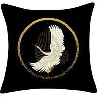 HKM-624083 Decorative Square Pillow Cushion for Sofa Bed - 45x45cm, Soft PP Cotton Filling, Various Elegant Designs
