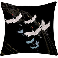 HKM-624083 Decorative Square Pillow Cushion for Sofa Bed - 45x45cm, Soft PP Cotton Filling, Various Elegant Designs