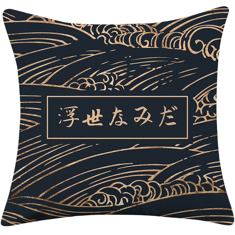 HKM-624083 Decorative Square Pillow Cushion for Sofa Bed - 45x45cm, Soft PP Cotton Filling, Various Elegant Designs