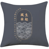 HKM-624083 Decorative Square Pillow Cushion for Sofa Bed - 45x45cm, Soft PP Cotton Filling, Various Elegant Designs