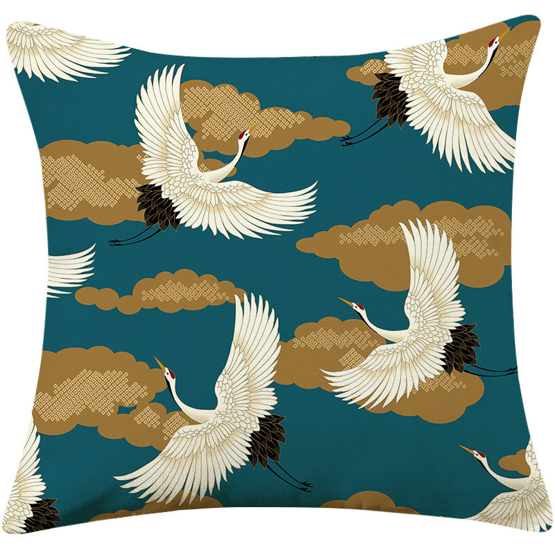 HKM-624083 Decorative Square Pillow Cushion for Sofa Bed - 45x45cm, Soft PP Cotton Filling, Various Elegant Designs