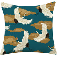 HKM-624083 Decorative Square Pillow Cushion for Sofa Bed - 45x45cm, Soft PP Cotton Filling, Various Elegant Designs
