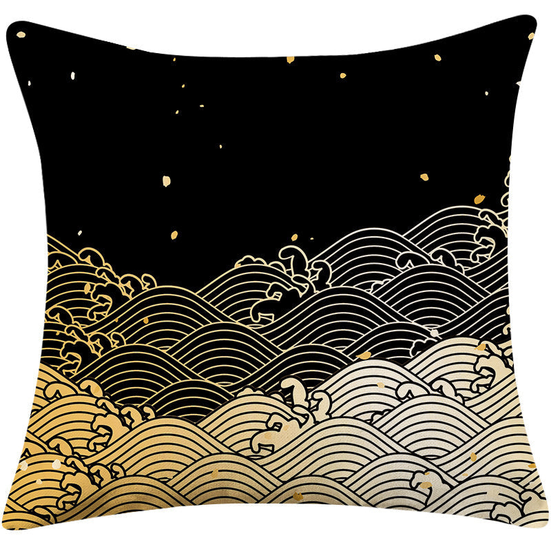HKM-624083 Decorative Square Pillow Cushion for Sofa Bed - 45x45cm, Soft PP Cotton Filling, Various Elegant Designs