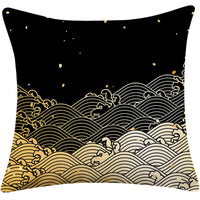 HKM-624083 Decorative Square Pillow Cushion for Sofa Bed - 45x45cm, Soft PP Cotton Filling, Various Elegant Designs