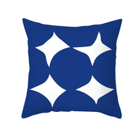 HKM-624595 Soft Nordic Geometric Abstract Plush Pillowcase for Couch - 45x45cm