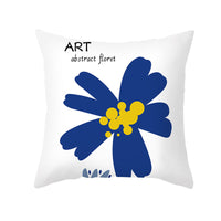 HKM-624595 Soft Nordic Geometric Abstract Plush Pillowcase for Couch - 45x45cm